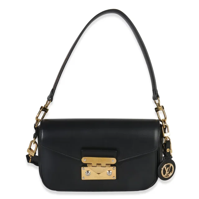 Louis Vuitton Black Calfskin Monogram Swing Bag Leather Handbag in Black Calfskin from HEWI