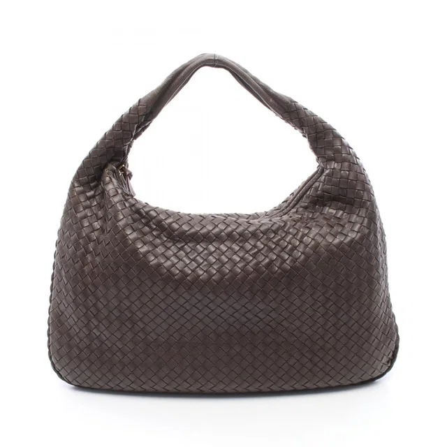 Bottega Veneta Intrecciato Shoulder Bag Leather Brown in brown|red Woven leather from Poshmark