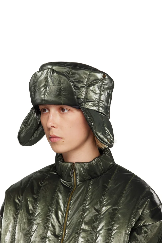 Nicklas Skovgaard SSENSE Exclusive Green Jody Cap, photo 4 of 4 from SSENSE