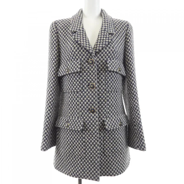 Chanel 95A Vintage Jacket Navy in Navy from The Reluxe