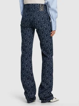 Ludovic de Saint Sernin Flare jeans with decorative details in 100% Cotton, photo 9 of 11 from LUISAVIAROMA