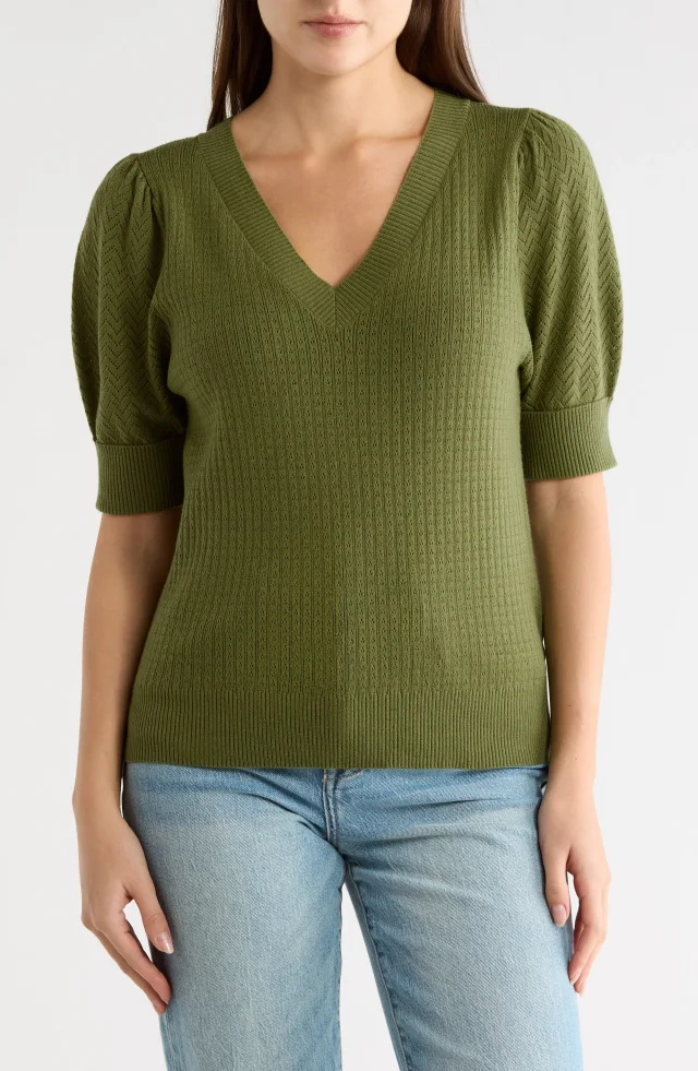 DR2 by Daniel Rainn Pointelle Stitch Sweater from Nordstrom Rack, photo 1 of 1