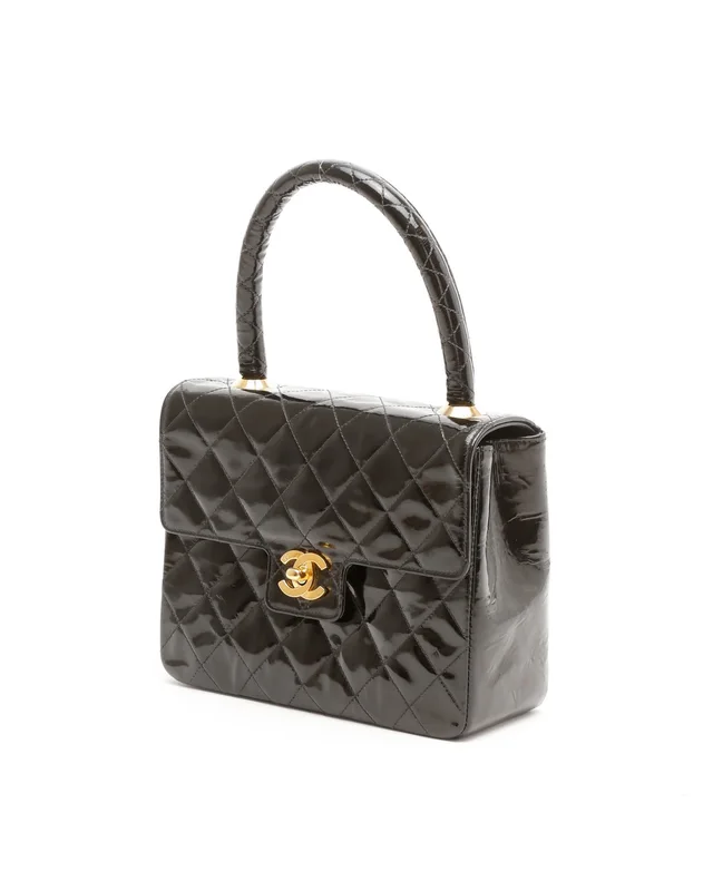 Chanel Patent Kelly Top Handle Bag in Patent leather from A Retro Tale, photo 2 of 11