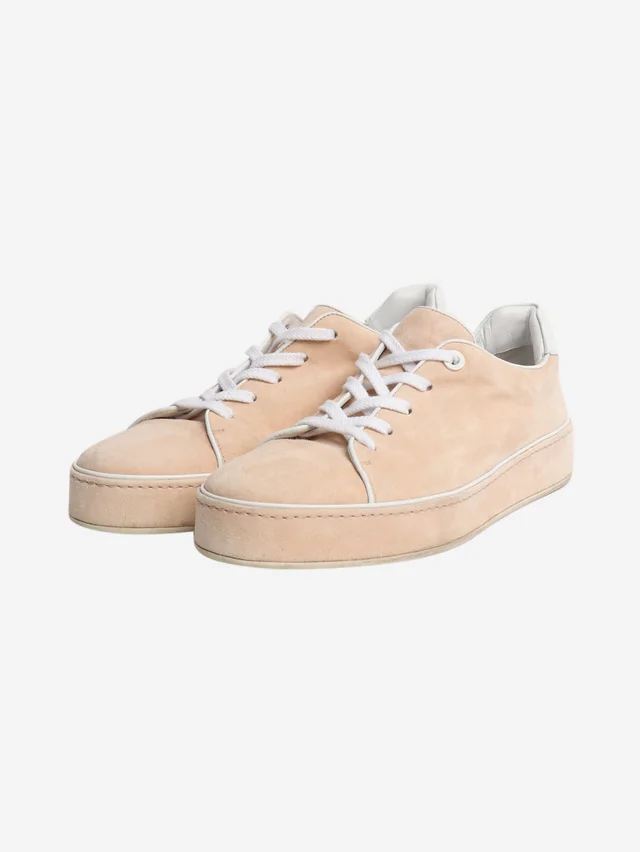 Loro Piana Blush suede trainers - size EU 39 in Pink Suede from Sign of the Times, photo 2 of 2