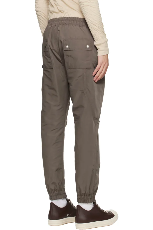 Rick Owens Gray Temple Bauhaus Cargo Pants, photo 3 of 4 from SSENSE