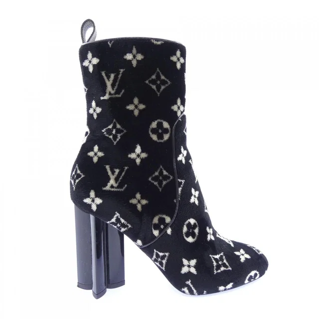 Louis Vuitton Monogram Velvet Silhouette Line Boots in Velvet from The Reluxe