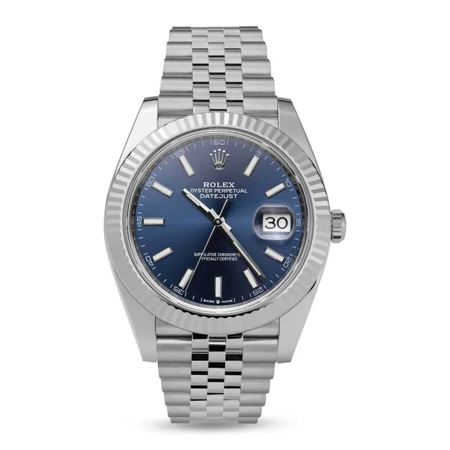 Rolex Datejust Automatic Chronometer Blue Dial Mens Watch 126334 BLSJ in blue|white|silver|gold|gray from Jomashop.com