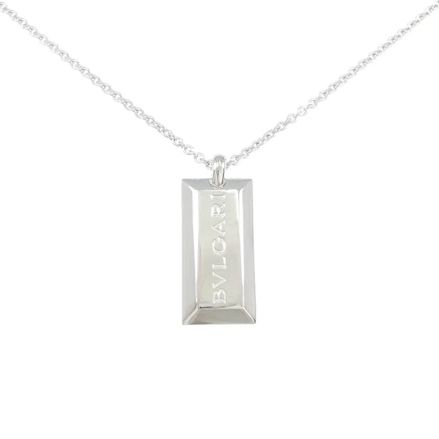 Bvlgari Ingot 750 White Gold Necklace in White from LuxUness