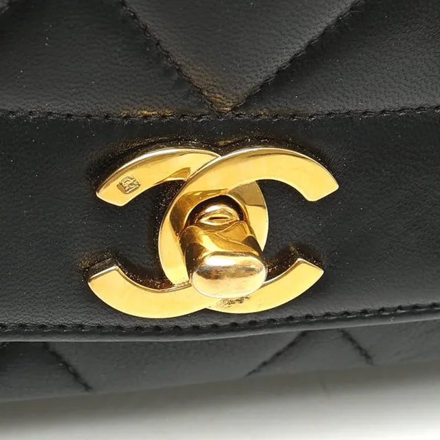 Chanel CC Medium Diana Flap Bag in Woven leather from A Retro Tale, photo 6 of 11