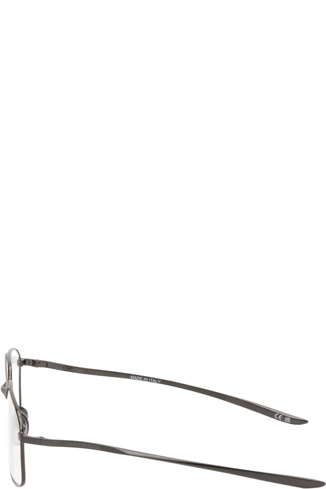 Balenciaga Gray Everyday Optical Frame Glasses, photo 3 of 3 from SSENSE