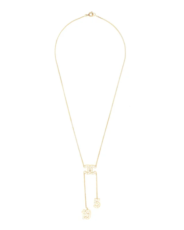 Chanel Coco mark No.19 No.5 Necklace from A Retro Tale, photo 3 of 6