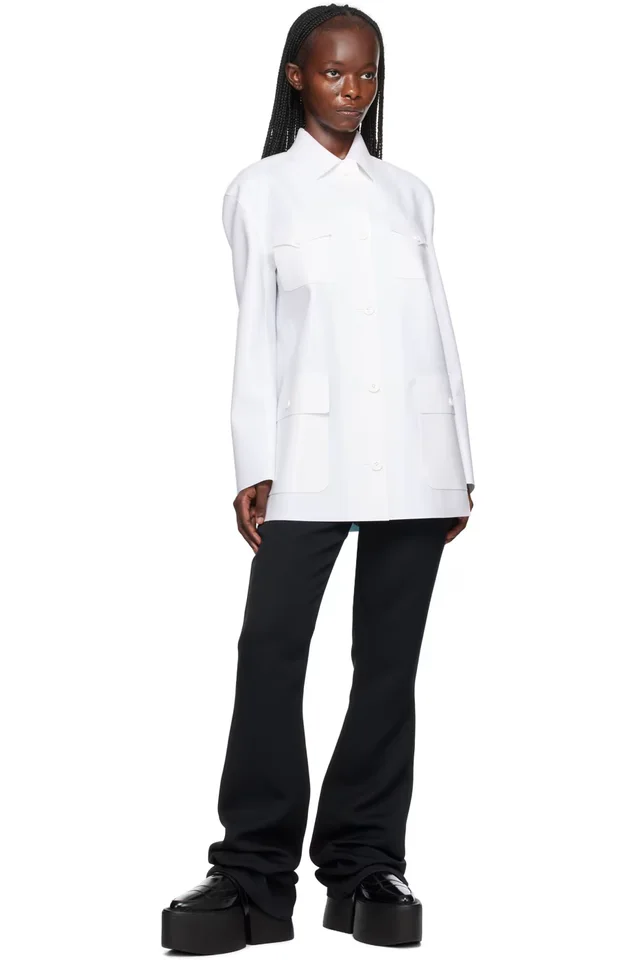 SHANG XIA White Iconic Jacket, photo 4 of 4 from SSENSE