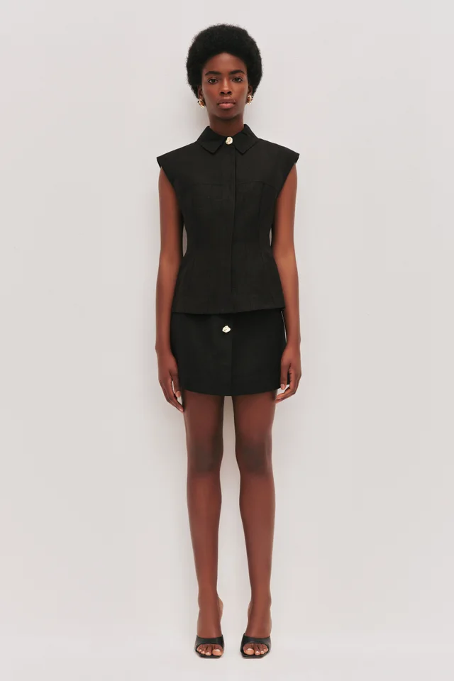 AJE Magnolia Top in Black from Aje, photo 1 of 1