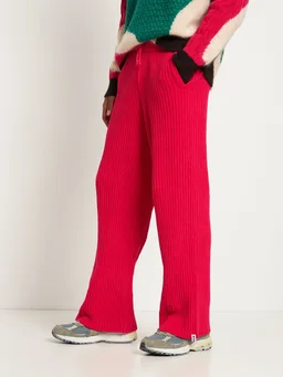 Bonsai Straight Trousers with Drawstring in 93% Cotton, 7% Lycra®, photo 3 of 6 from LUISAVIAROMA