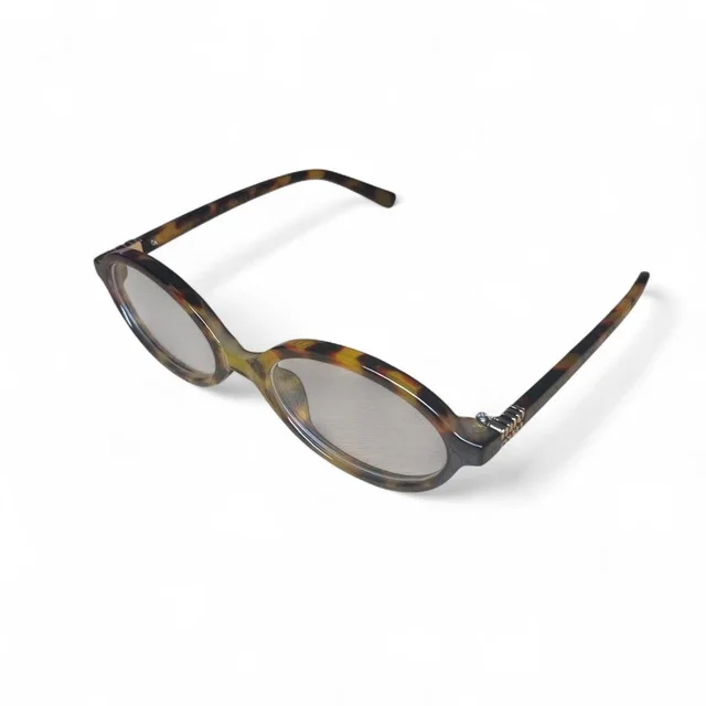 Miu Miu Women's Round Sunglasses - Brown in brown|red from Depop, photo 1 of 1
