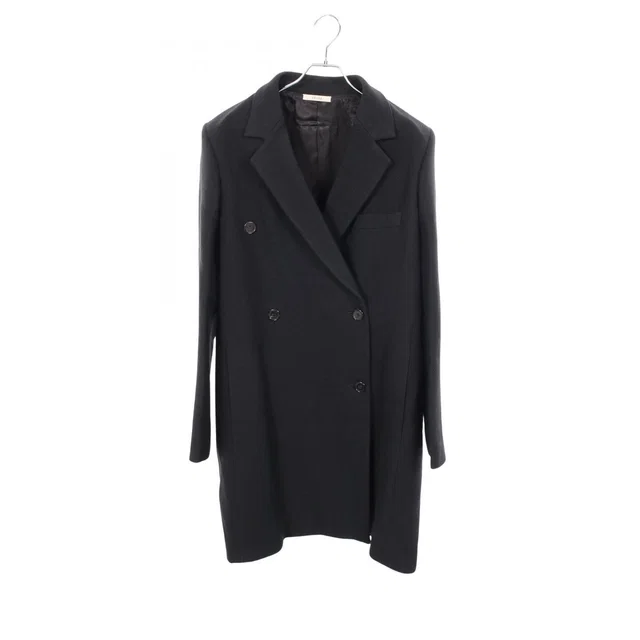 Celine Phoebe Philo Era Double Crombie Wool Coat in Wool from The Reluxe