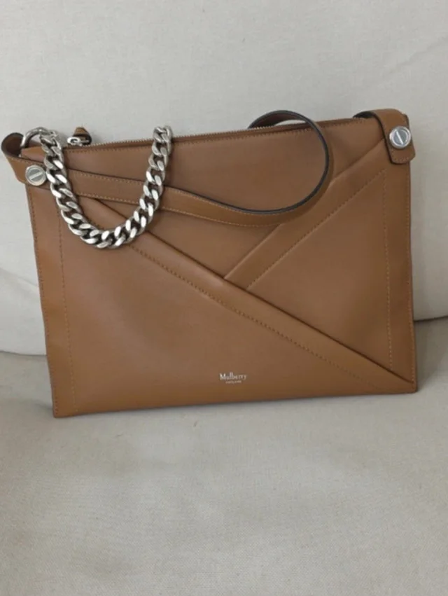 Mulberry M Zipped Bag in brown|neutral Suede from Poshmark