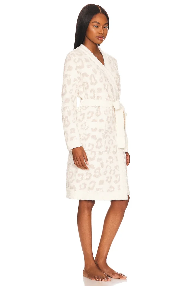 Barefoot Dreams Barefoot in the Wild Robe in Cream & Stone, photo 3 of 4 from REVOLVE (Canada)