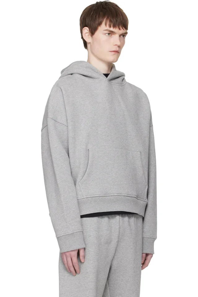 Entire Studios Gray Heavy Hoodie, photo 2 of 4 from SSENSE