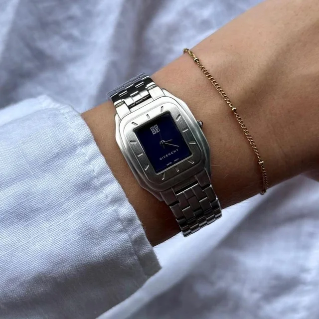 Givenchy Women's Watch - Silver/Grey in silver|gray from Depop, photo 1 of 1