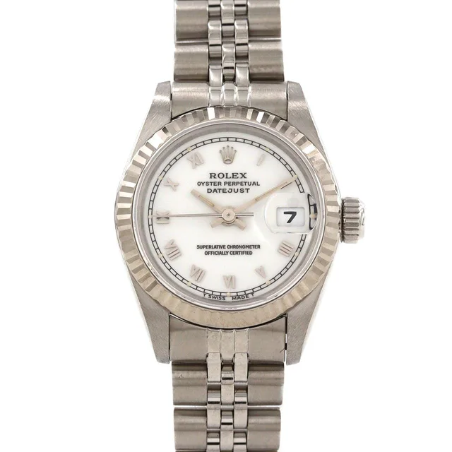 Rolex Datejust 69174 SSxWG Automatic S number in Dial color: White/Small Roman Case: Stainless steel x white gold Bracelet: stainless steel from KOMEHYO