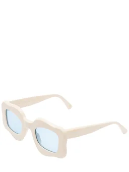 Bonsai Geometric Sunglasses in 100% Acetate, photo 3 of 4 from LUISAVIAROMA