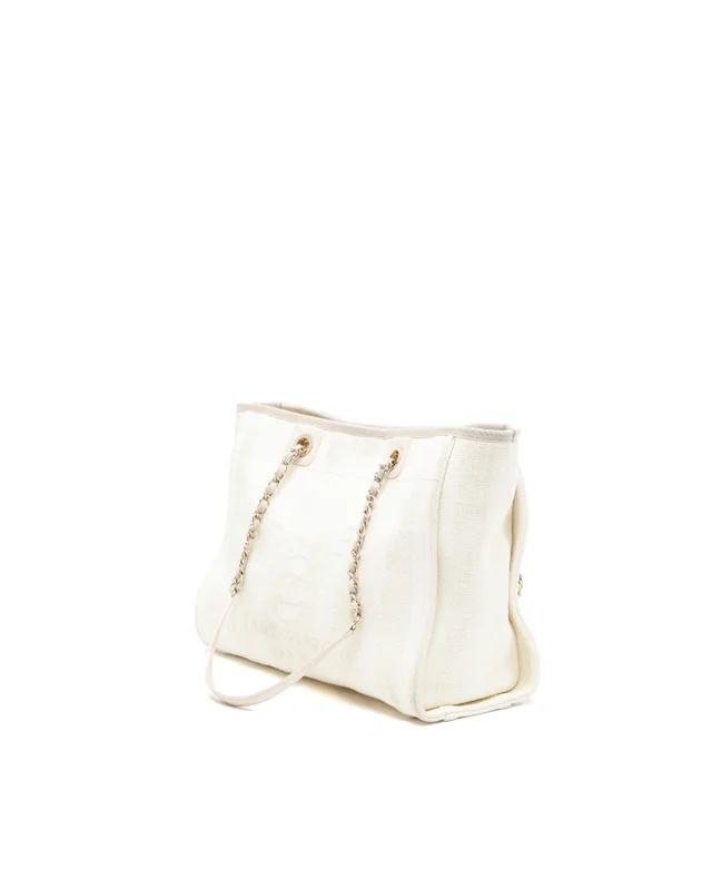 Chanel Deauville MM Tote Bag in Canvas from A Retro Tale, photo 2 of 9