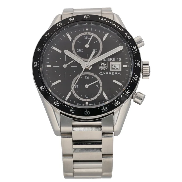 TAG Heuer Carrera CV201AJ-0 41mm Stainless Steel Watch from H&T