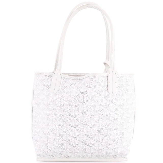 Goyard Anjou Reversible Tote Coated Canvas Mini in white Coated canvas from Rebag, photo 1 of 1