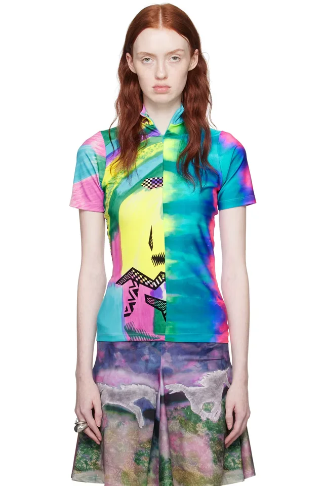Conner Ives Multicolor Printed T-Shirt, image 1 of 1 from SSENSE