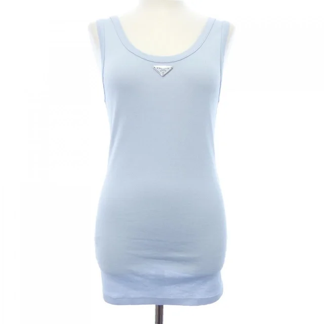 Prada Triangle Logo Tank Top from The Reluxe