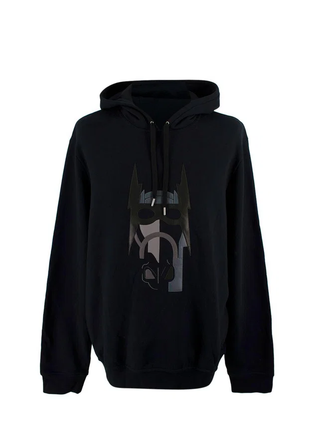 Hermès Dark Navy Hoodie with Leather Detail in Navy Leather from HEWI