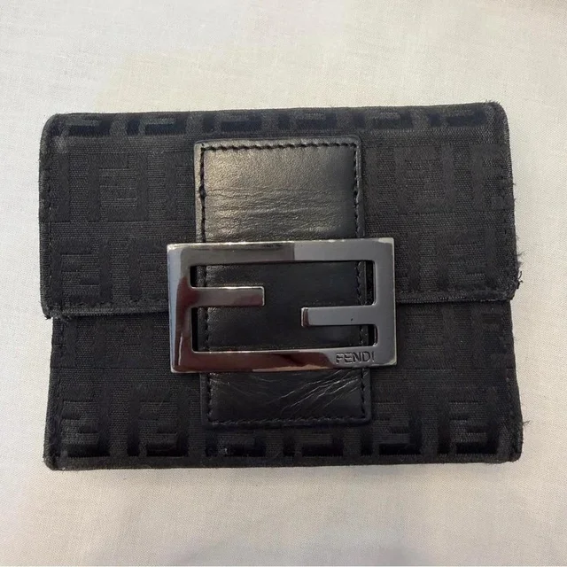 Fendi Women's Wallet - Black in black from Depop, photo 1 of 1