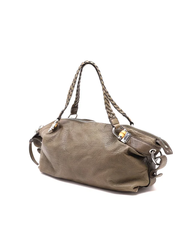 Gucci Medium Bamboo Bar Tote Bag in Caviar leather from A Retro Tale, photo 3 of 7