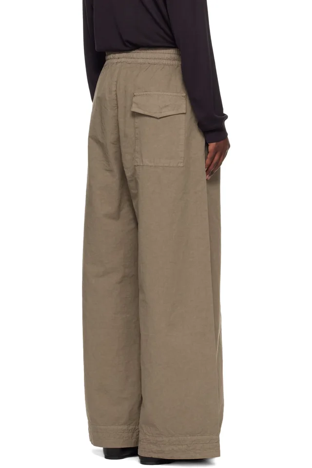 YMC Khaki Envelope Trousers, photo 3 of 4 from SSENSE