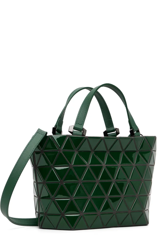 BAO BAO ISSEY MIYAKE Green Crystal Gloss Bag, photo 3 of 4 from SSENSE