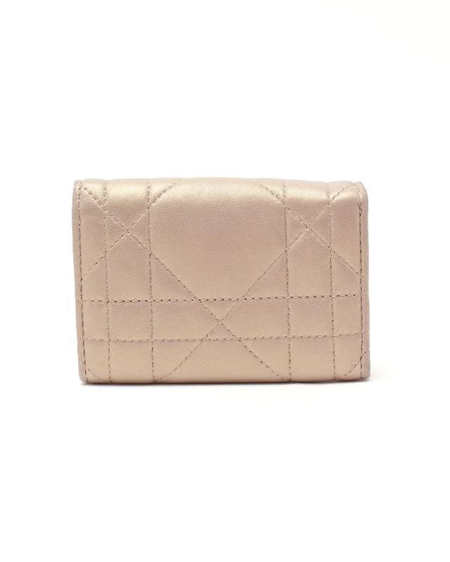 Dior Caro Folding Wallet in Leather from A Retro Tale, photo 2 of 6