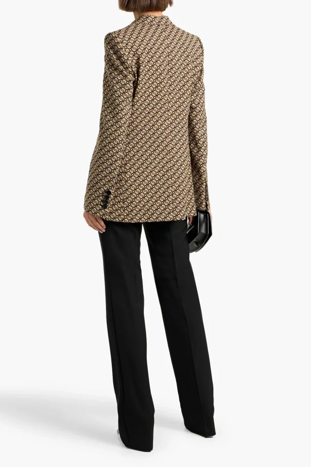 Stella McCartney Wool-Blend Jacquard Tailored Blazer, photo 5 of 5 from THE OUTNET