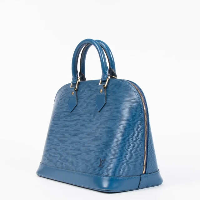 Louis Vuitton Toledo Blue Epi Alma PM Bag in Blue Leather from Labellov, photo 2 of 6