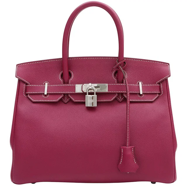 Hermès 2011 Candy Birkin 30 Tosca/Rose Tyrien in Pink Epsom leather from VINTAGE QOO TOKYO