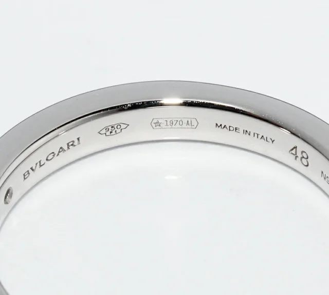 Bvlgari Dedicate a Venezia Pt950 Diamond Ring Size 8 in Silver Platinum from LuxUness, photo 4 of 6
