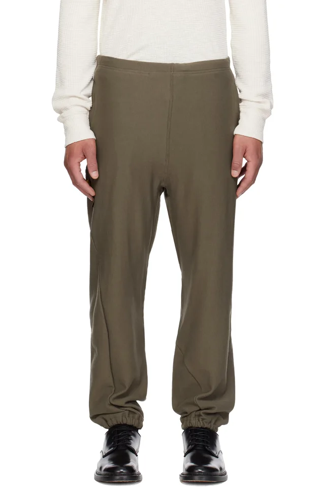 UNDERCOVER Khaki Champion Edition UC1F4501 Sweatpants, image 1 of 1 from SSENSE