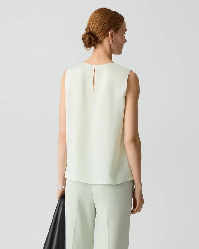 Theory Shell Top in Silk Georgette, photo 4 of 6 from Theory