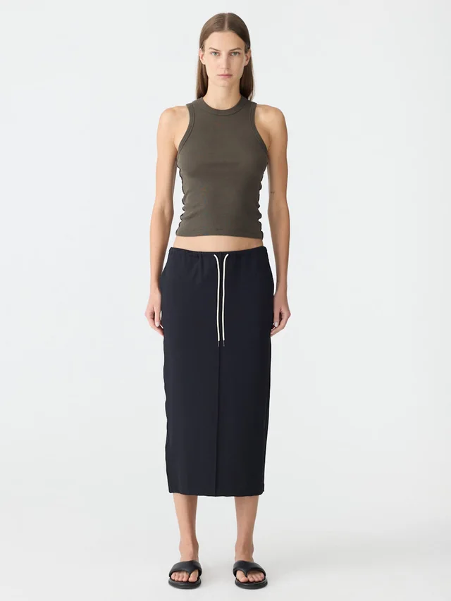 Bassike Stretch Twill Minimal Skirt from bassike, photo 1 of 1