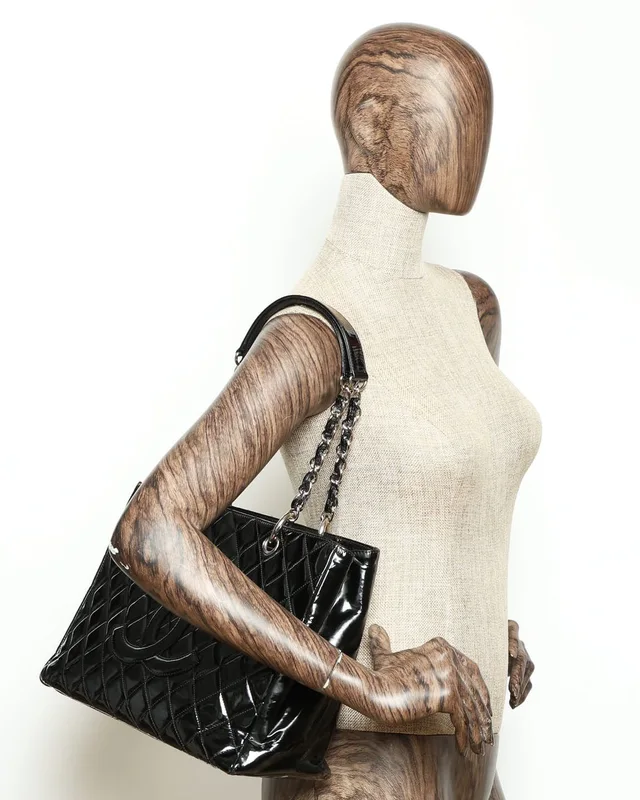 Chanel Patent (GST) Grand Shopping Tote Bag in Patent leather from A Retro Tale, photo 10 of 10