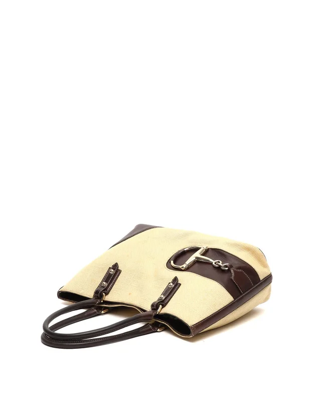 Gucci Horsebit Tote Bag in Canvas from A Retro Tale, photo 4 of 9