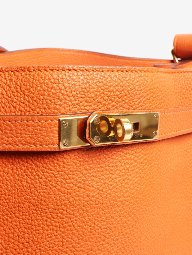 Hermès Orange 2011 So Kelly shoulder bag in Orange Togo leather from Sign of the Times, photo 2 of 2