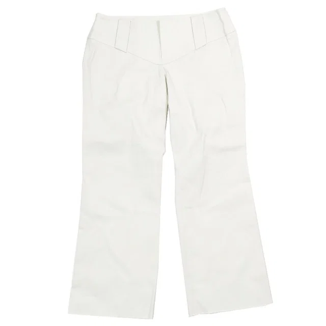 Gucci Vintage Trousers Cropped Pants Straight 40 Light Beige in Beige from The Reluxe