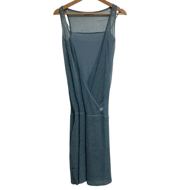 Anteprima Sheer Knit Wrap Dress from LuxUness