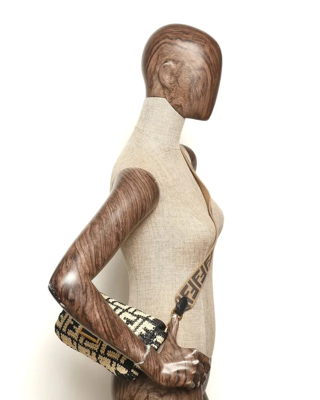 Fendi Raffia Baguette Bag in Raffia from A Retro Tale, photo 9 of 9